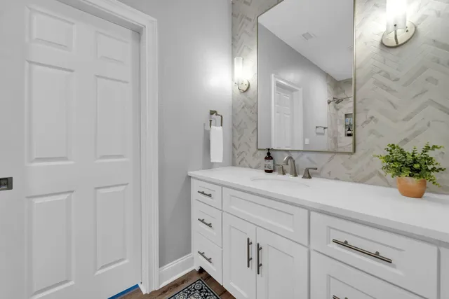 a view of a bike garage