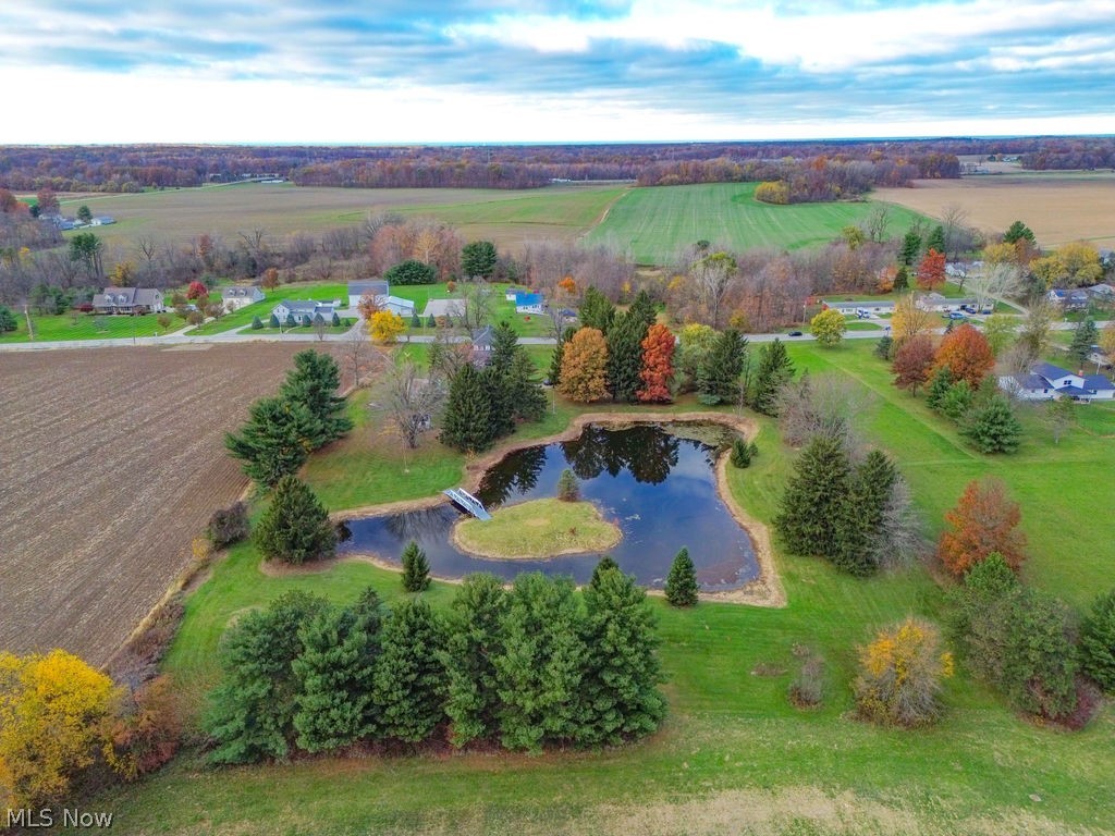51883 Telegraph Road Amherst, OH 44001 - Photo 42 of 49 Birds eye view of property featuring a rural view and a water view