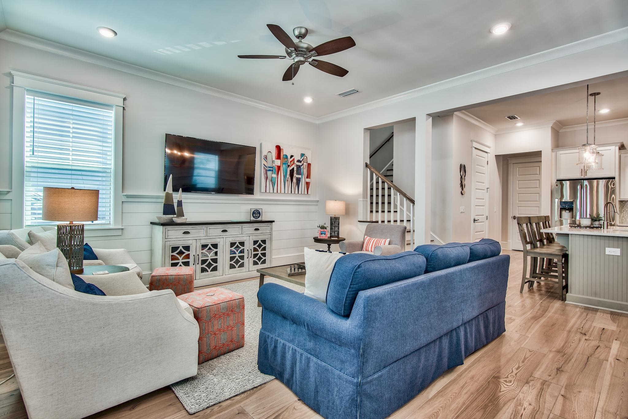 75 Siasconset Ln Inlet Beach Inlet Beach, FL 32461 - Photo 5 of 64 a living room with furniture and a flat screen tv