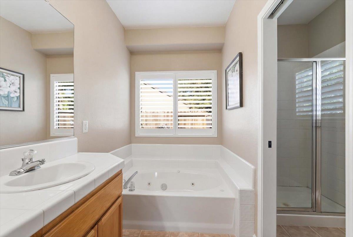 1903 Alex Way Turlock, CA 95382 - Photo 21 of 40 a bathroom with a bathtub and a sink