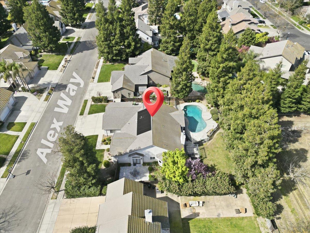 1903 Alex Way Turlock, CA 95382 - Photo 40 of 40 an aerial view of residential house with outdoor space and parking