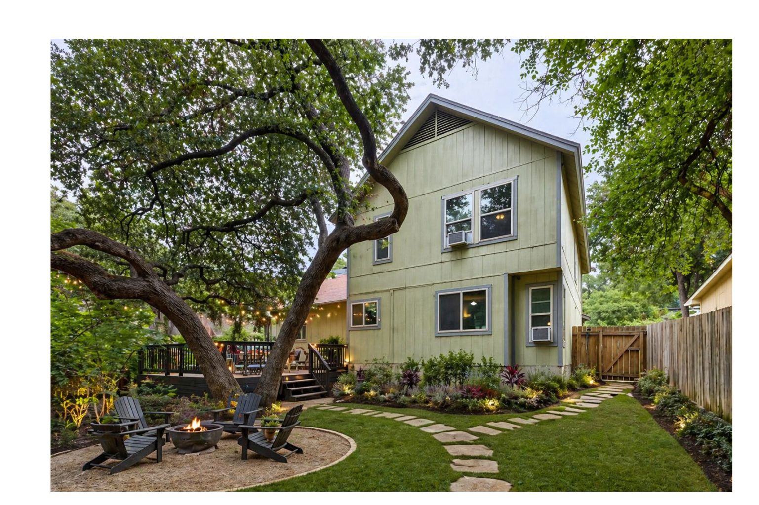 13129 New Boston Bend Austin, TX 78729 - Photo 23 of 26 Spacious backyard
(Virtual Photo) featuring a substantial mature tree.