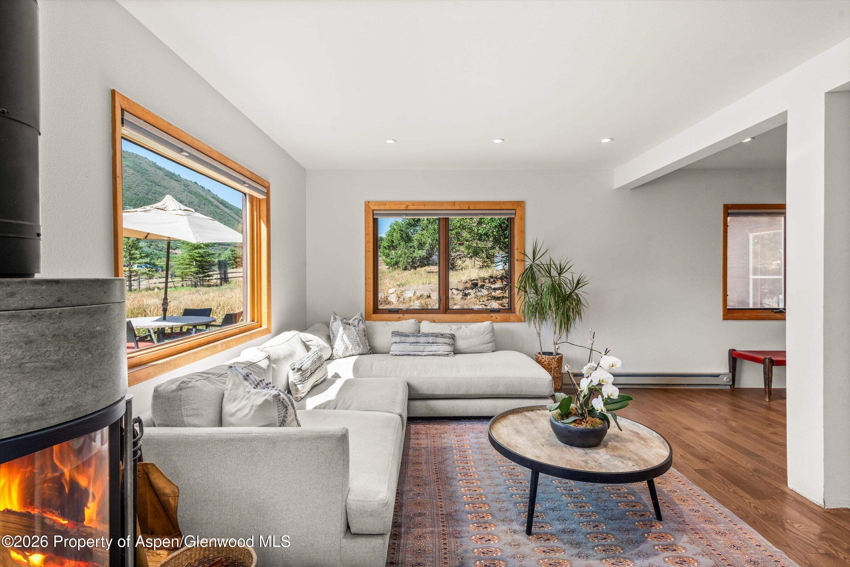 360 West Sopris Creek Road Basalt, CO 81621 - Photo 13 of 52 Living Room w/Views
