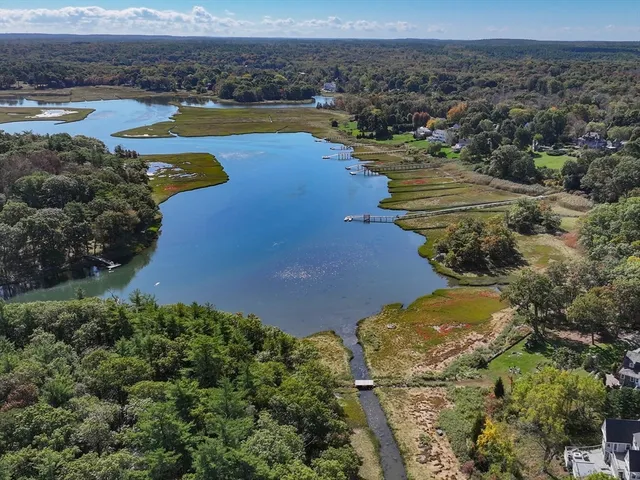 an aerial view of ocean residential house and ocean view