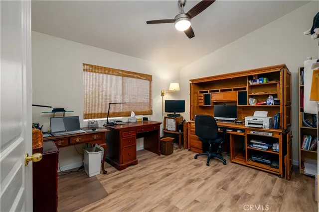 a room with furniture and a window