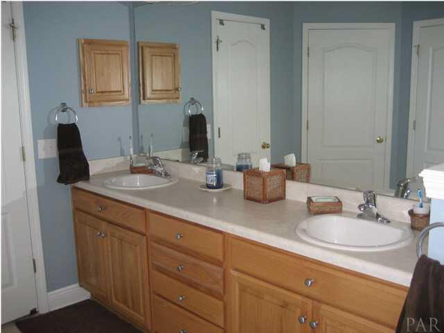 2660 Wallace Lake Road Pace, FL 32571 - Photo 25 of 25 Double Vanity in Master Bath