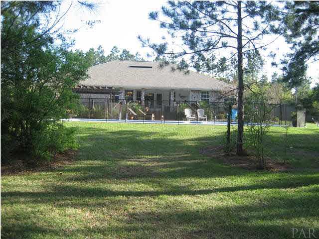 2660 Wallace Lake Road Pace, FL 32571 - Photo 7 of 25 View of house from backyard