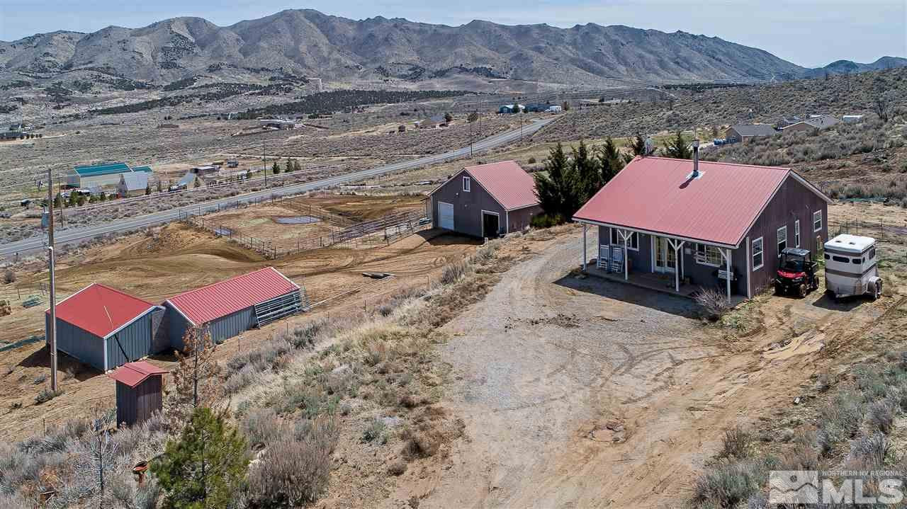 a view of houses with outdoor space
