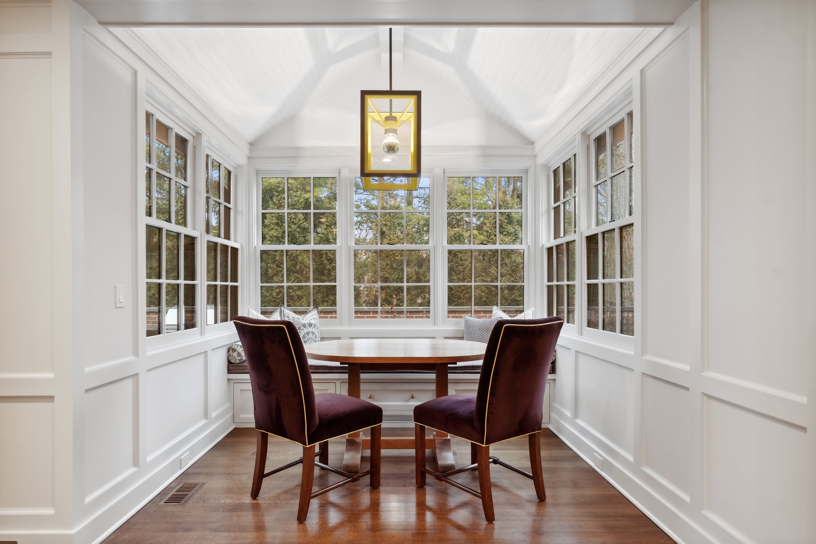 1296 North Green Bay Road Lake Forest, IL 60045 - Photo 30 of 69 a view of a dining room with furniture window and outside view