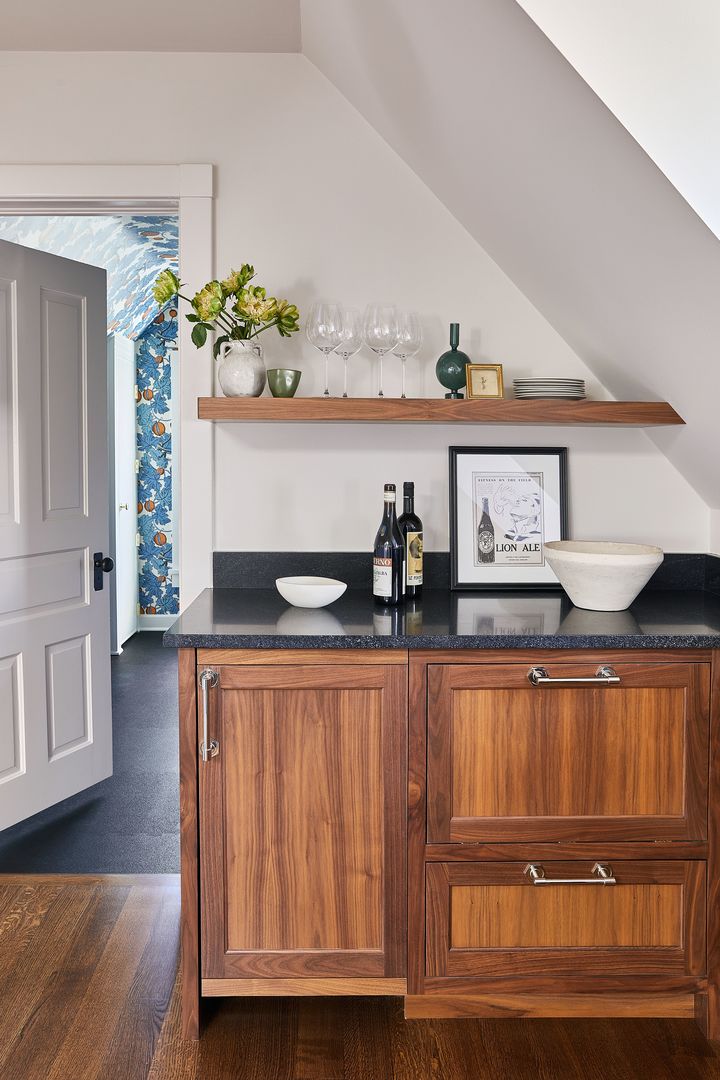 1296 North Green Bay Road Lake Forest, IL 60045 - Photo 49 of 69 a kitchen with stainless steel appliances granite countertop a sink and wooden cabinets