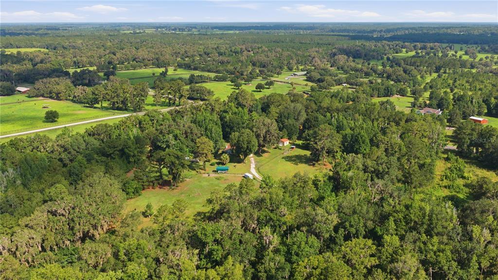 17900 Northwest 120th Avenue Road Reddick, FL 32686 - Photo 6 of 45 a view of a city with lush green forest