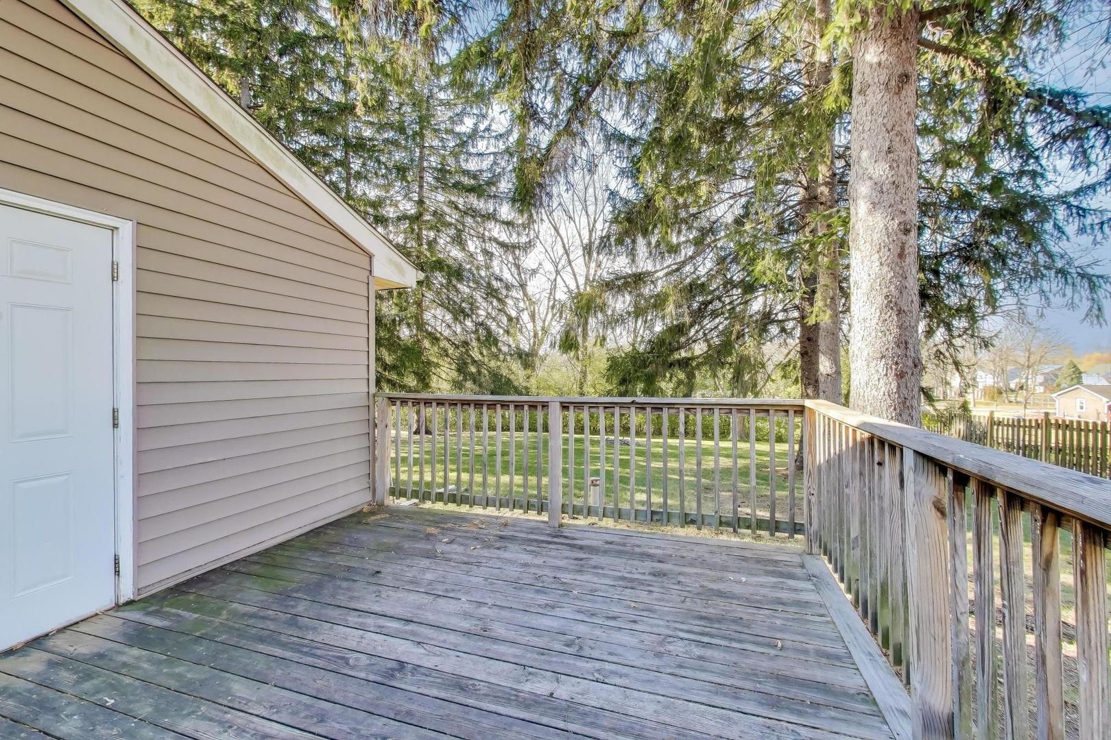 35944 North Wilson Road Ingleside, IL 60041 - Photo 17 of 26 a view of deck with wooden floor and fence