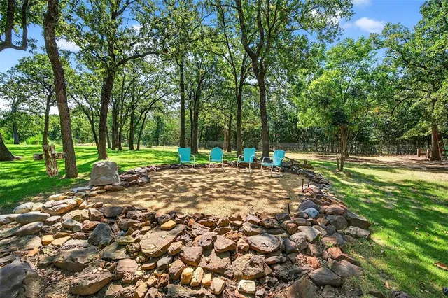 a view of outdoor space with trees