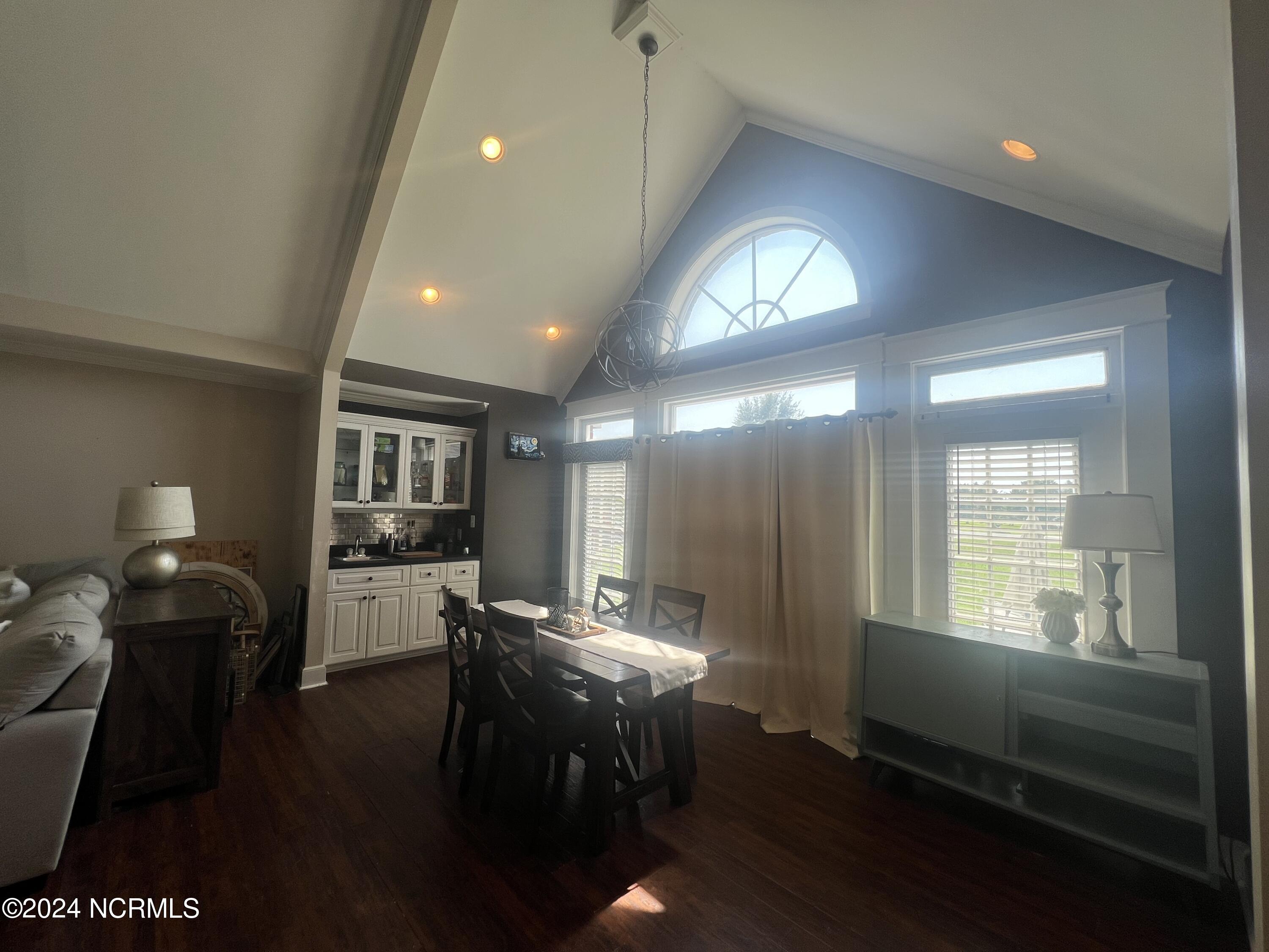 125 Saddle Ridge Road Kinston, NC 28501 - Photo 10 of 36 Wet Bar and back deck access