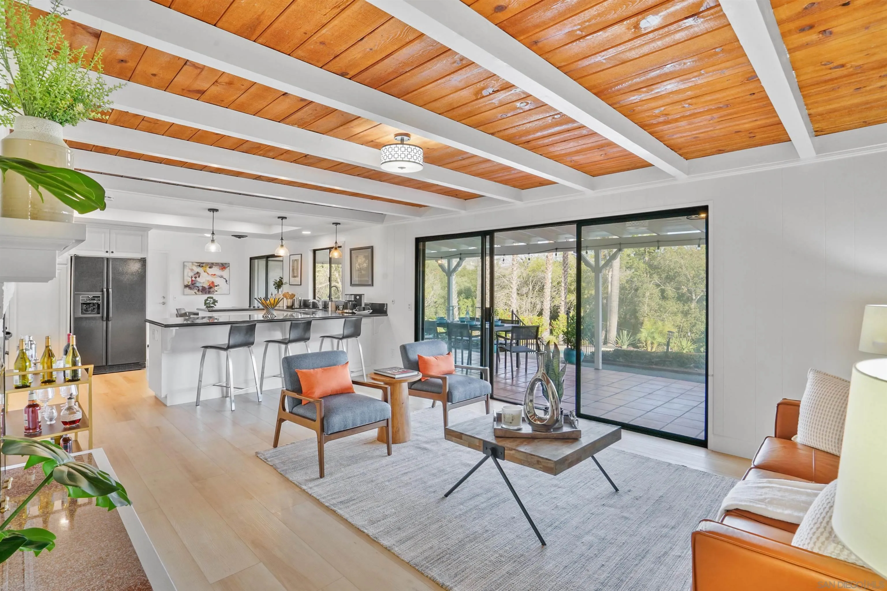 174 Vía De Casa Fallbrook, CA 92028 - Photo 21 of 47 a reading room with furniture and floor to ceiling window