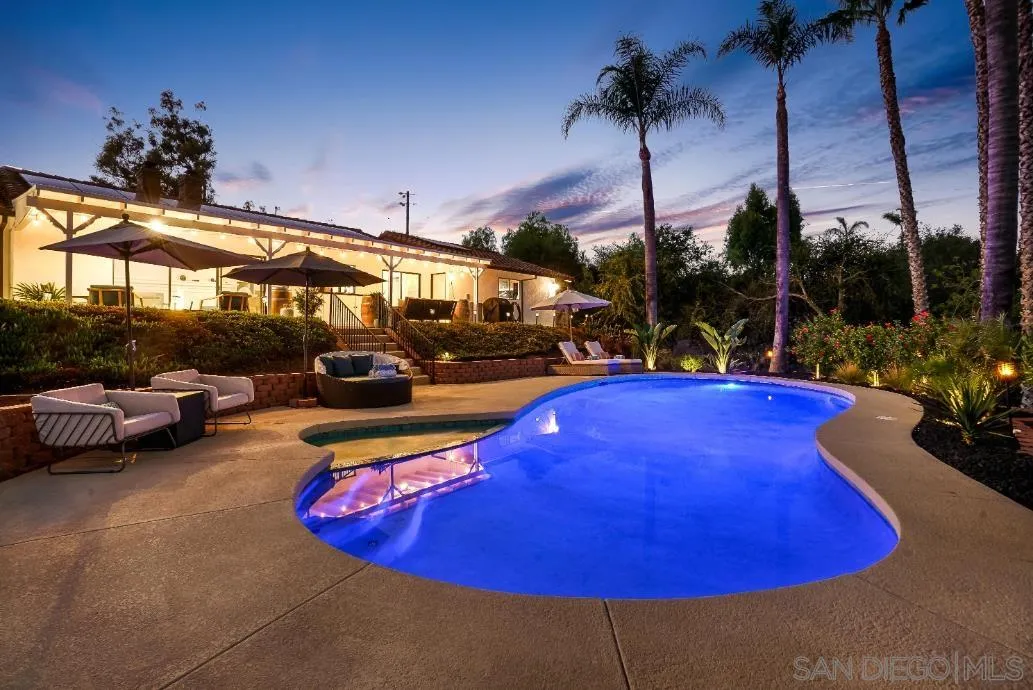174 Vía De Casa Fallbrook, CA 92028 - Photo 41 of 47 a view of a swimming pool with a patio