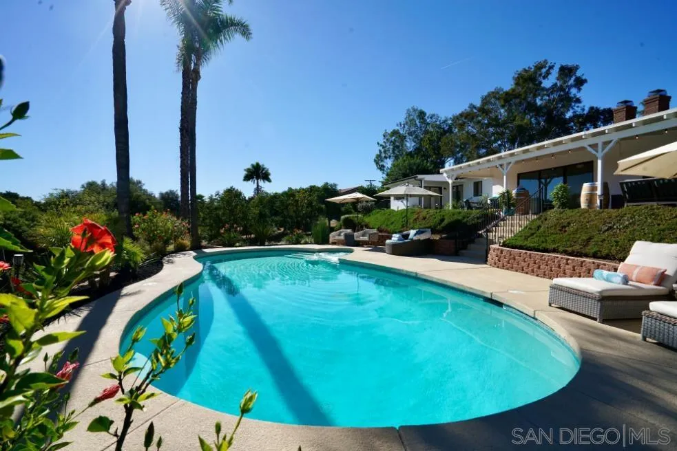 174 Vía De Casa Fallbrook, CA 92028 - Photo 42 of 47 a view of a swimming pool with a patio
