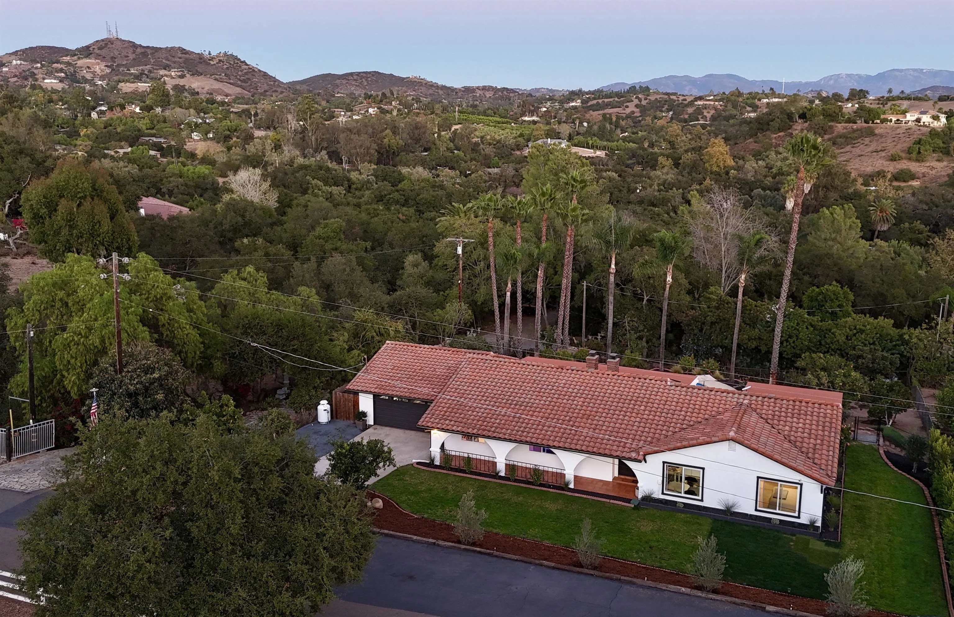 174 Vía De Casa Fallbrook, CA 92028 - Photo 46 of 47 an aerial view of houses with a yard