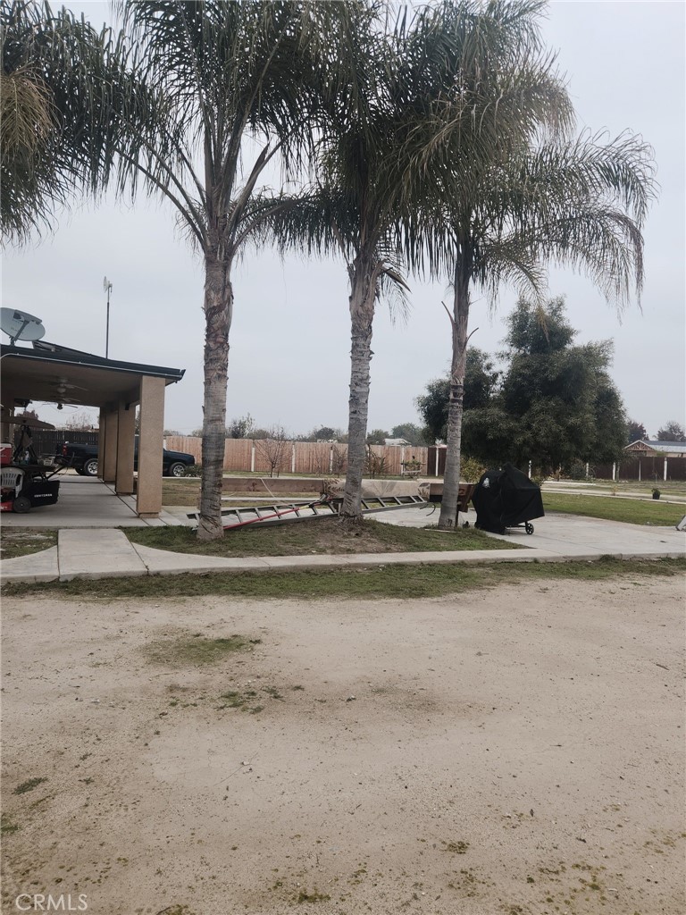 5348 Gatson Street Bakersfield, CA 93314 - Photo 30 of 33 a view of a yard with palm trees