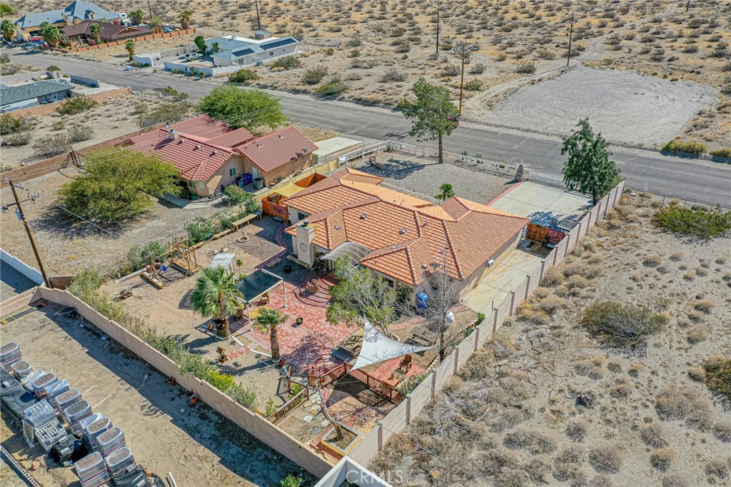 61070 Esparta Avenue Whitewater, CA 92282 - Photo 2 of 10 an aerial view of residential house with outdoor space