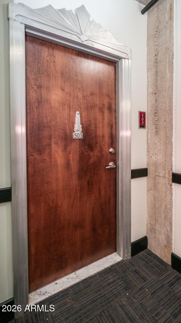 114 West Adams Street, Unit 503 Phoenix, AZ 85003 - Photo 8 of 46 a view of a small space with wooden floor