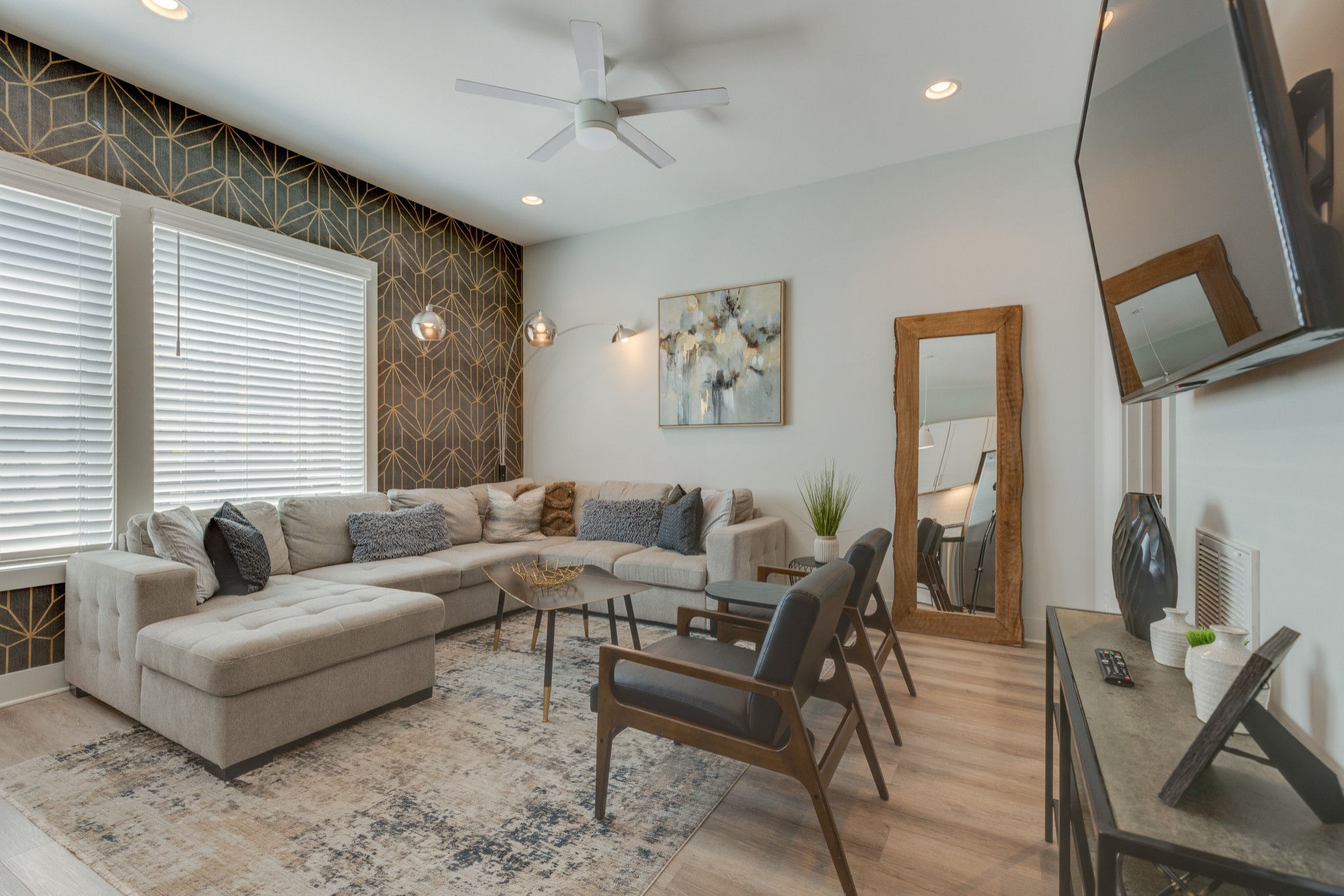 1112 Harmony Way Nashville, TN 37207 - Photo 13 of 44 a living room with furniture wooden floor and a large window