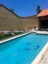 a view of a backyard with plants