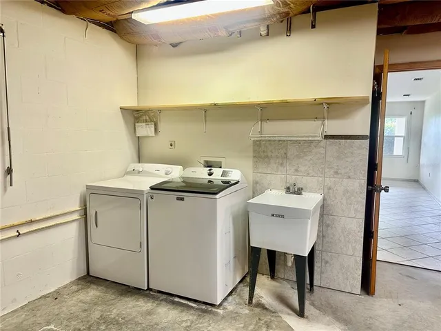 a view of a shaded area in front of a house