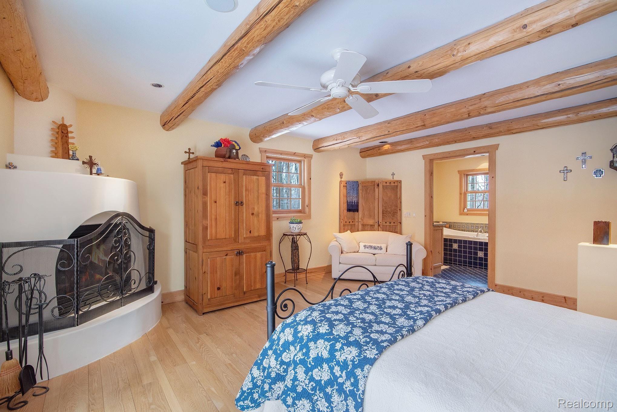 701 Argentine Road Howell, MI 48843 - Photo 15 of 45 Master Bedroom Suite w/ Fireplace
