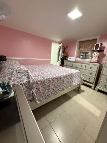 a bed room with a bed