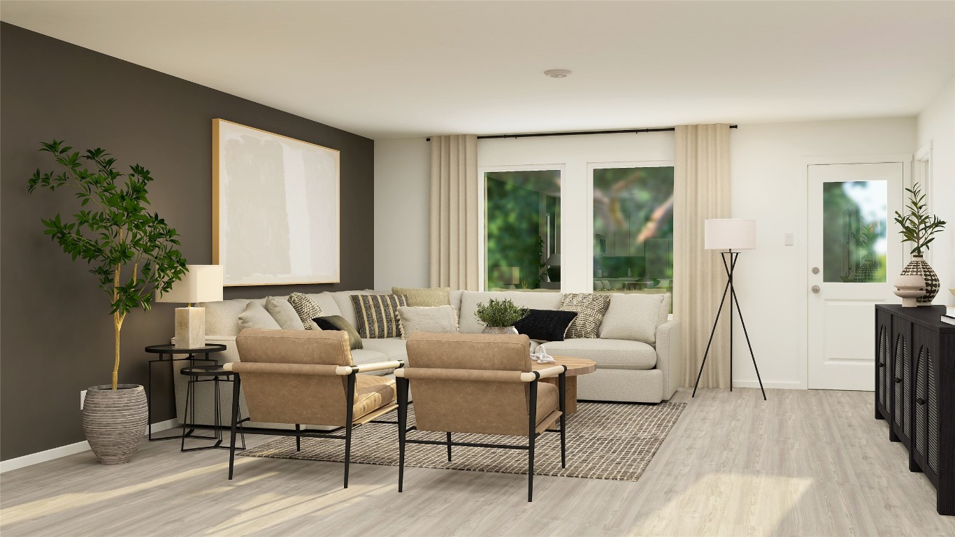 548 Lisbon Avenue Maxwell, TX 78656 - Photo 4 of 25 a living room with furniture and a large window