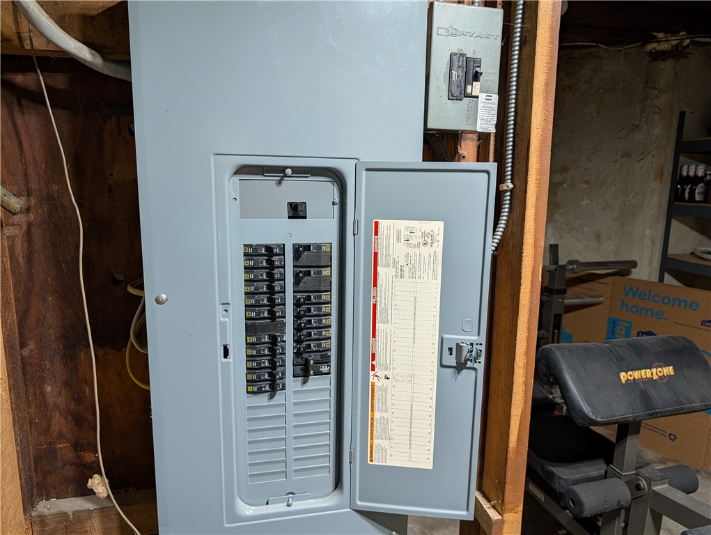 56 Mailloux Street Woonsocket, RI 02895 - Photo 26 of 42 Unit #1 100 amp Circuit Breaker Panel