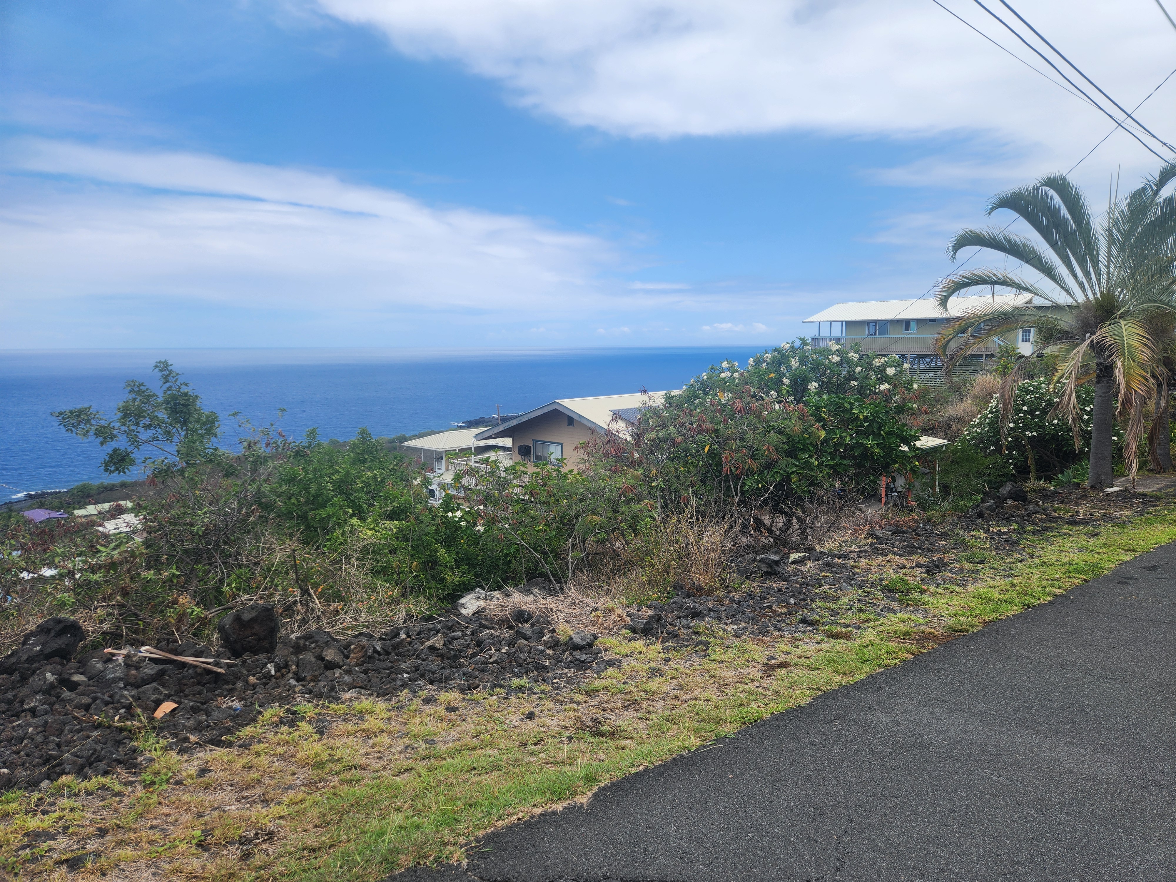 87-3179 Ili Ili Road Captain Cook, HI 96704 - Photo 2 of 9 a view of a yard with an empty space and mountain view in back