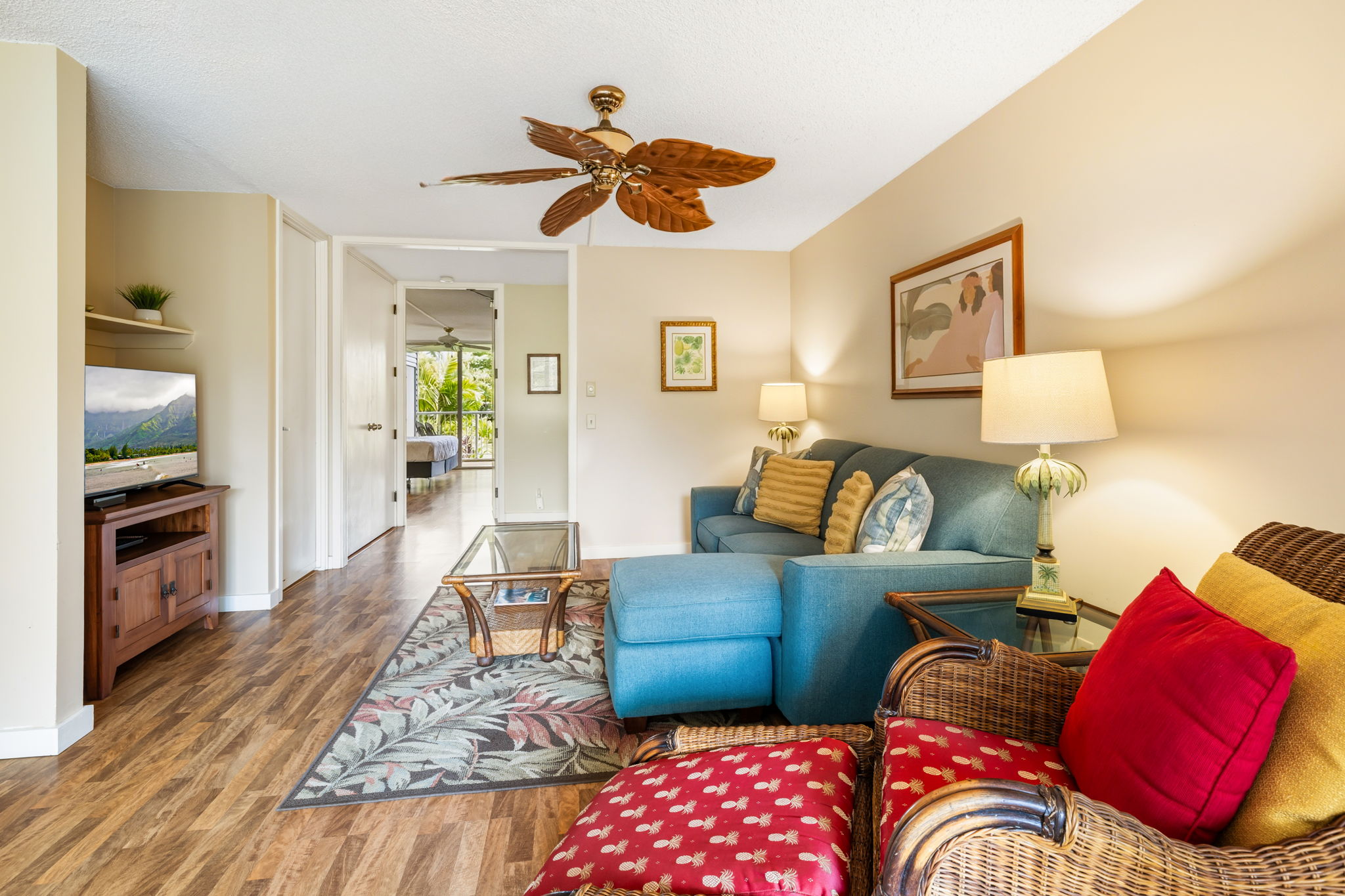 3811 Edward Road, Unit 1206 Princeville, HI 96722 - Photo 20 of 30 a living room with furniture