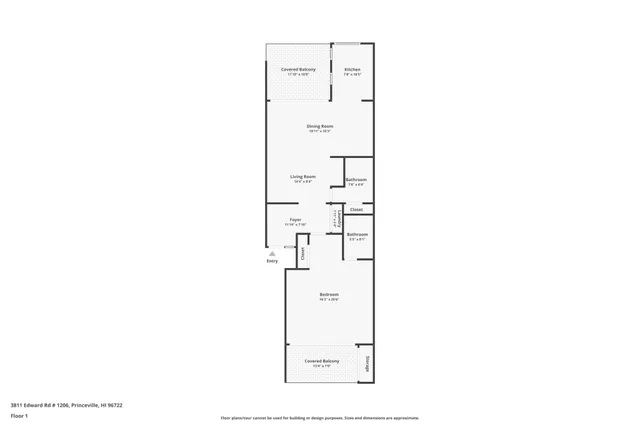 $759,000 | 3811 Edward Road, Unit 1206, Princeville, HI 96722