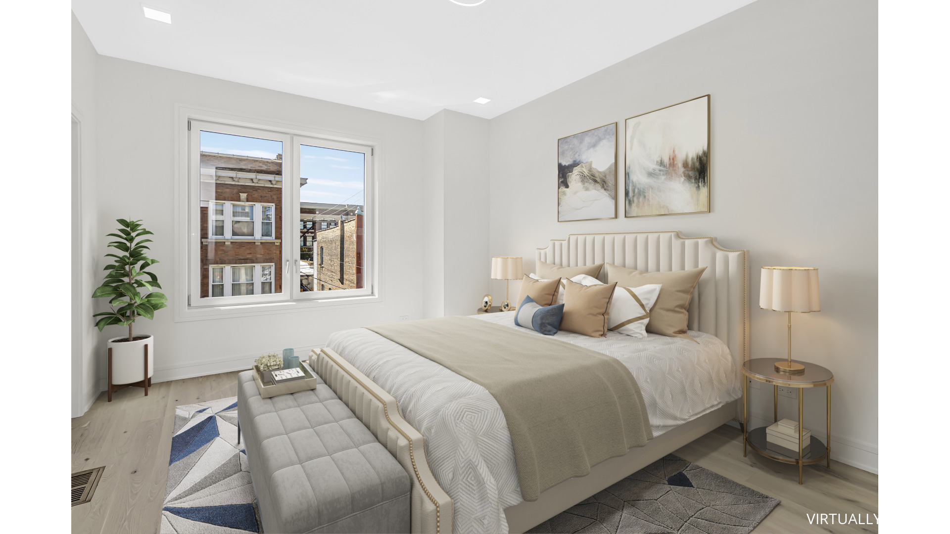 338 East Pershing Road Chicago, IL 60653 - Photo 13 of 44 a bedroom with bed and a window