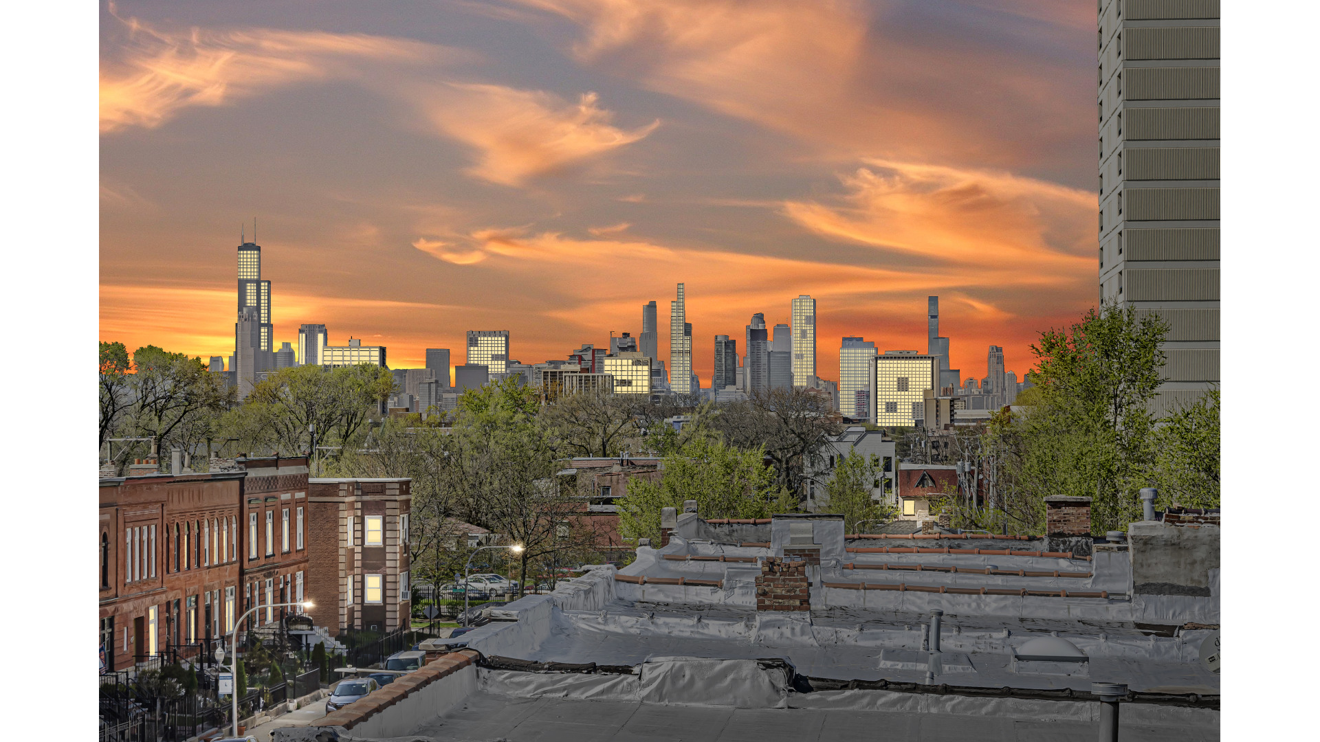 338 East Pershing Road Chicago, IL 60653 - Photo 31 of 44 a view of a city with tall buildings