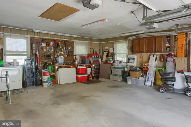 a view of a storage in a room with gym equipment