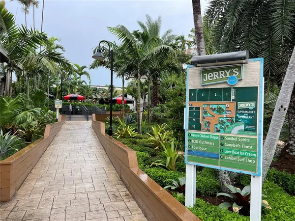 a view of a sign board