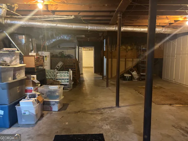 a living room filled with furniture