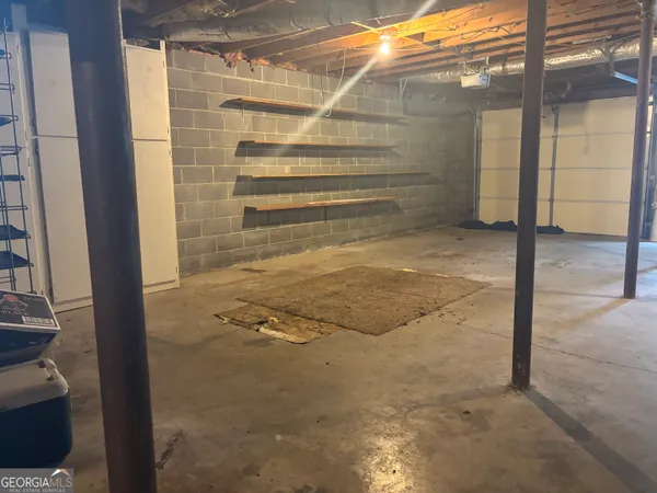 a view of room with door