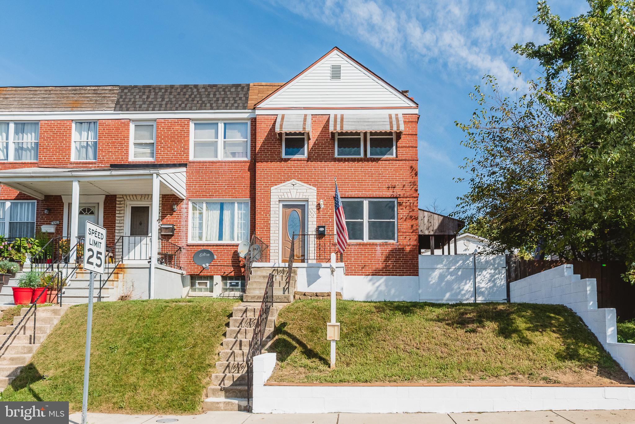 7446 Berkshire Road Baltimore, MD 21224 - Photo 3 of 47 Curbside view
