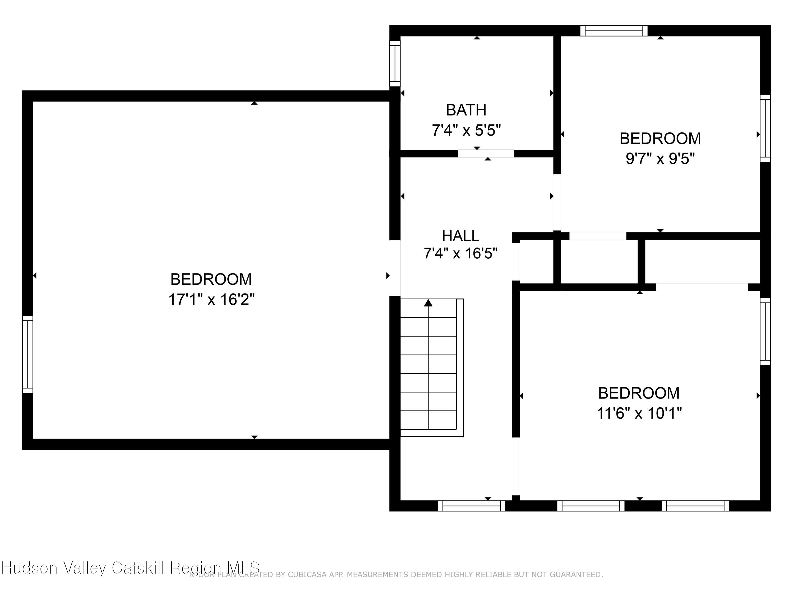 533 Shaker Museum Road Malden Bridge, NY 12115 - Photo 39 of 40 533 Shaker Museum fl plan 2nd fl