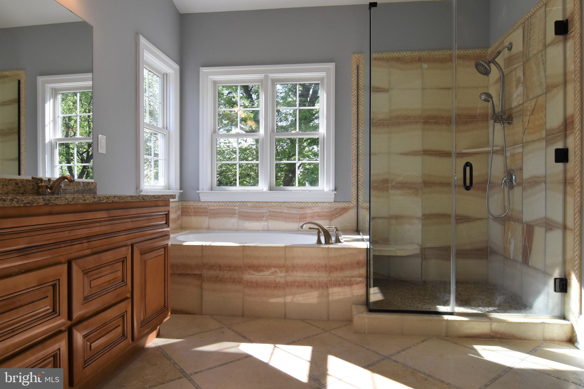 174 Carroll Road Pasadena, MD 21122 - Photo 20 of 57 his/her sinks, jetted tub, walk in shower