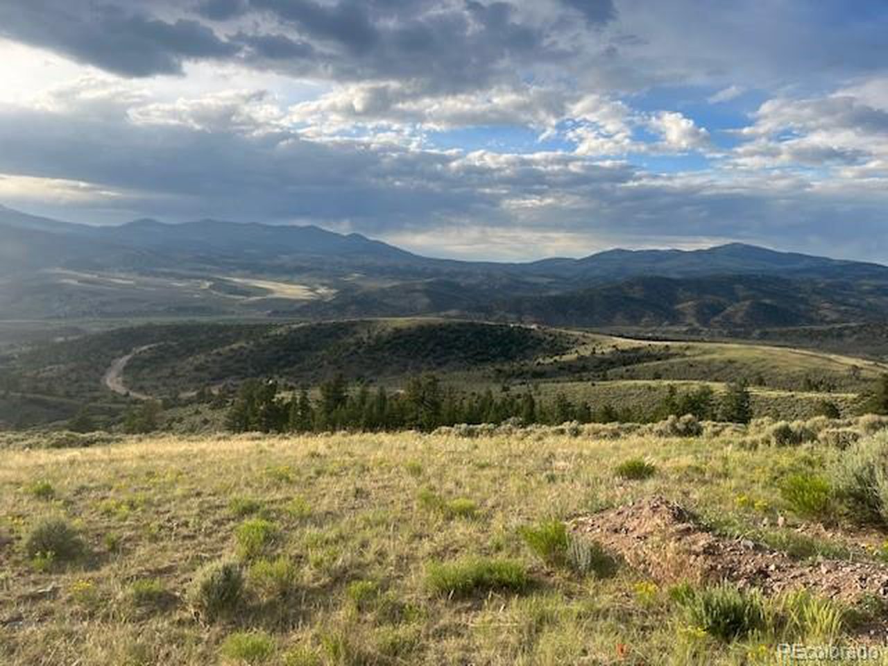 4630 Spring Road Fort Garland, CO 81133 - Photo 5 of 26 Looking down from the road towards the forested area at the lower end of the property.