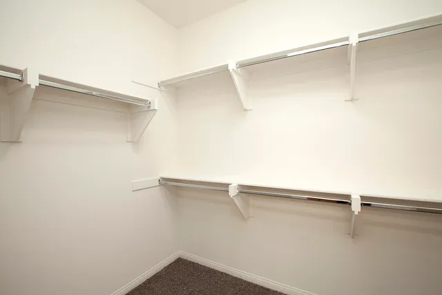 a close view of closet