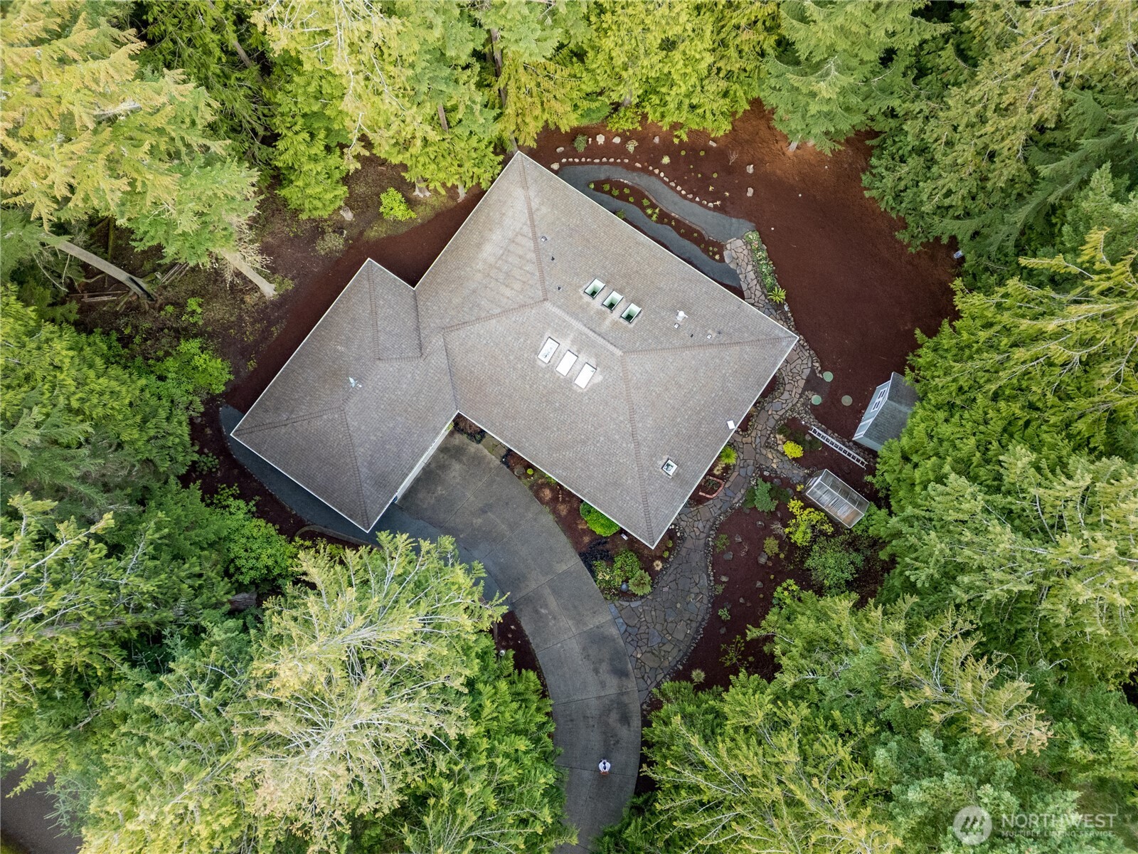 121 Buck Loop Road Sequim, WA 98382 - Photo 2 of 40 an aerial view of a house
