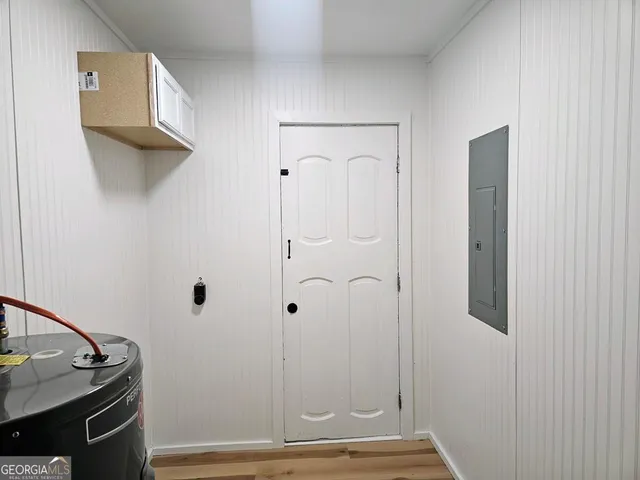 a backyard of a house