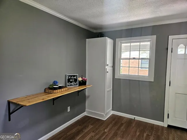 a room with storage and utility