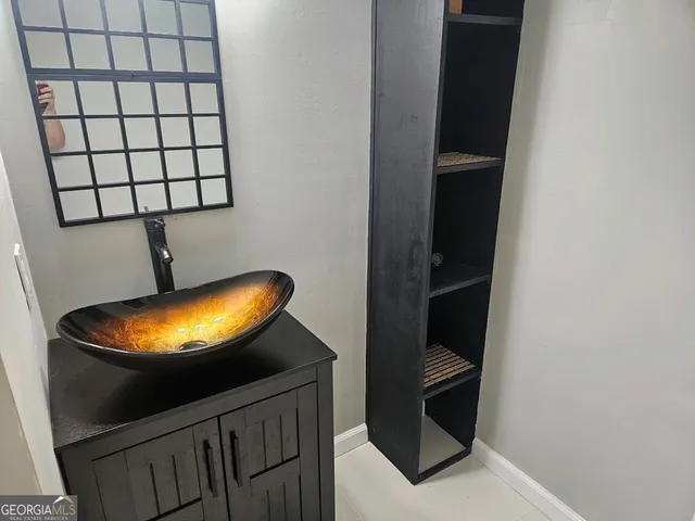 a room with a window